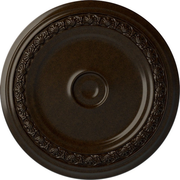 Ekena Millwork Carlsbad Ceiling Medallion (Fits Canopies up to 5 1/2"), Hand-Painted Bronze, 31 1/8"OD x 1 1/2"P CM31CABZS - main